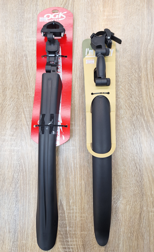 【稲城店】スポーツ自転車に取り付け可能なシンプルな泥除け